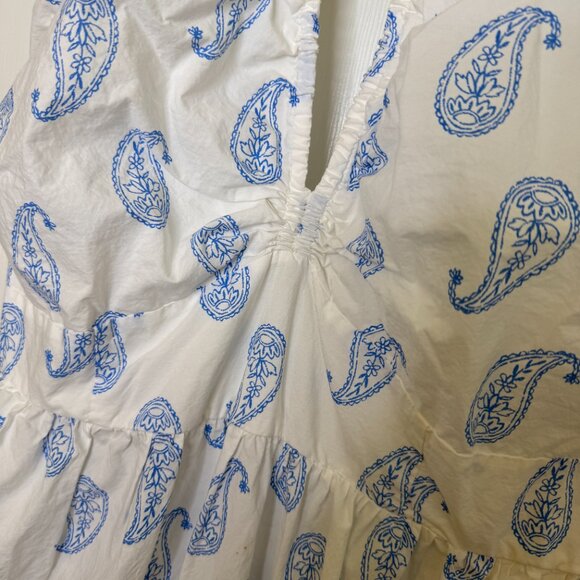 Blue printed halter dress - Picture 2 of 8